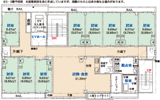 浪速さくらんぼ - 間取り