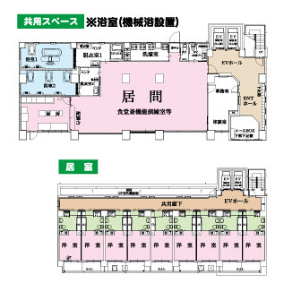 クリスタルコート難波南 - 間取り